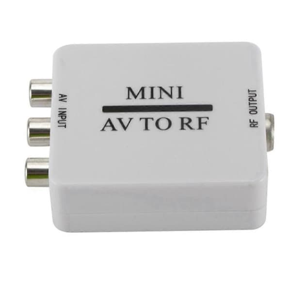 RCA / A / V Komposittvideokabel til RF / Koaksial / Koaksial Konverter - Kompatibel Modulator TV