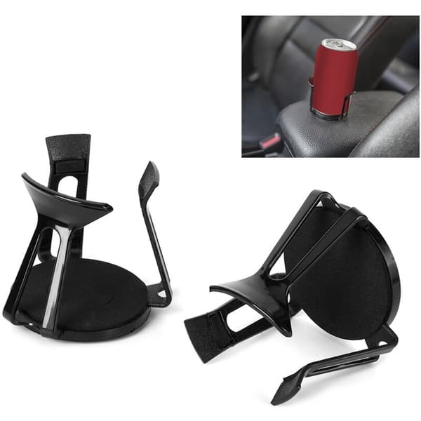 Universal 2-pack Car Interior Cup Holder D' Sticker Fixer Cover Drink Bottle Holder Accessories