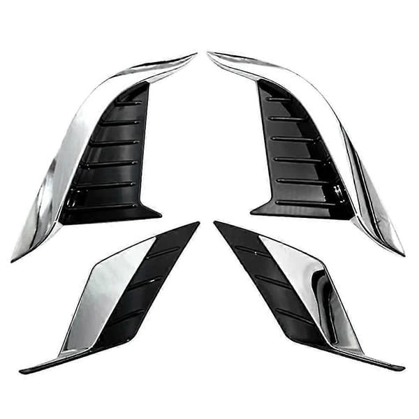 For Corolla Cross 2020 2021 ABS Chrome Front Rear Fog Light Eyelid Eyebrow Trim