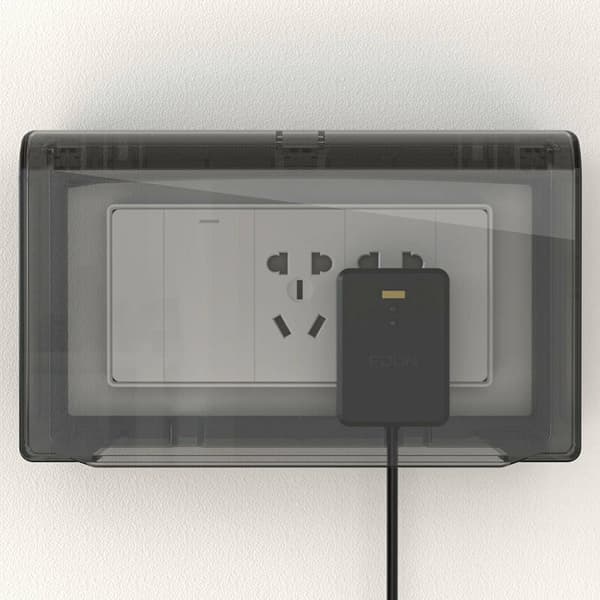Weather Protection - Outdoor Socket and Socket Cover - Black, 20212175mm