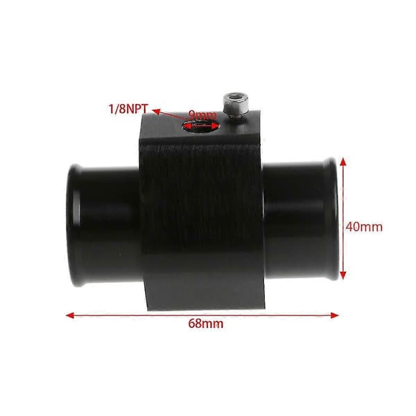 28-40mm Vanntemperatur Felles Rørsensor Måler Radiatorslangeadapter