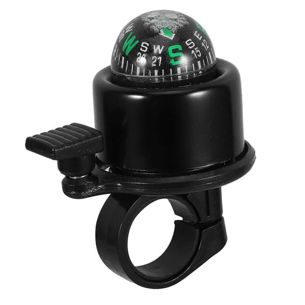 Bicycle Bell with Integrated Compass, Easy Installation for Bikes
