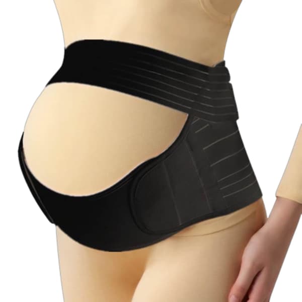 Size XL - Black - Maternity Belt - Postpartum Belly Support