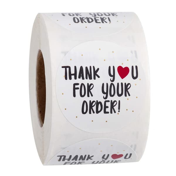 Packaged in 1.5-inch rolls with decorative label closure