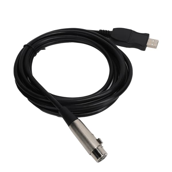 USB til XLR hunn adapterkabel 3 meter med opptaksfunksjon for spillutstyr vert