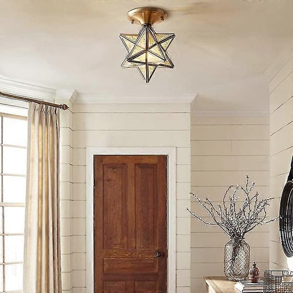 Ceiling Lamp Five-Pointed Star Ceiling Lamp Hall Corridor Balcony Small Lamps Iron