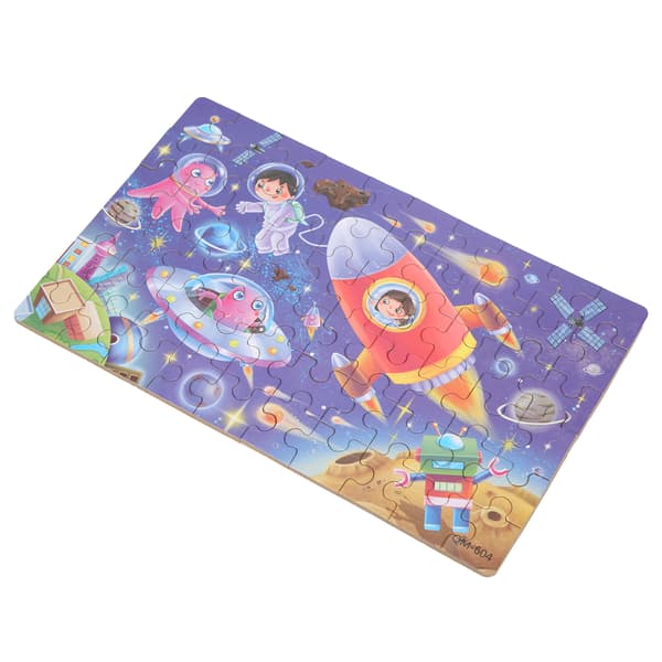 60 Pieces Kids Puzzle Exquisite Cartoon Pattern Children Jigsaw Puzzle Toy Gift with Storage Box Space