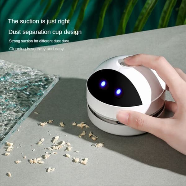 Multifunctional Mini Vacuum Cleaner USB Keyboard Desk Sweeper Desktop with Cleaning Brush Portable Handheld Cleaning Machine