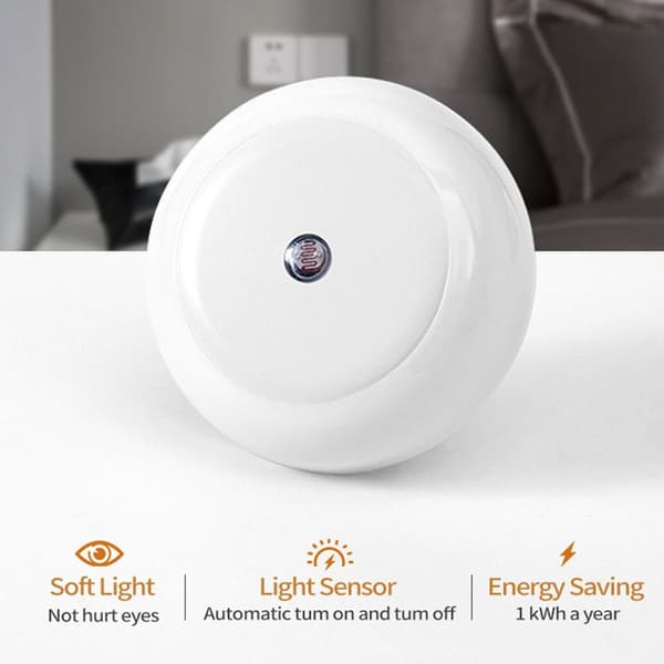 Nattlampe med skumringssensor, energibesparende, stil 5