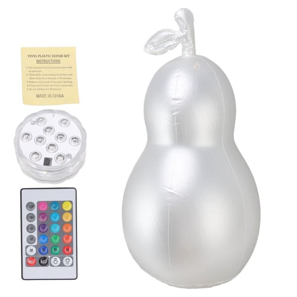 Avocado-shaped Inflatable Luminous Ball, Waterproof, Remote Controlled KLB