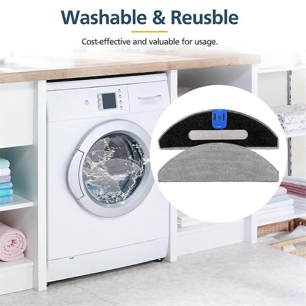 4-pak mikrofiber erstatningsmoppepuder til iRobot Roomba Combo i5+ / i5