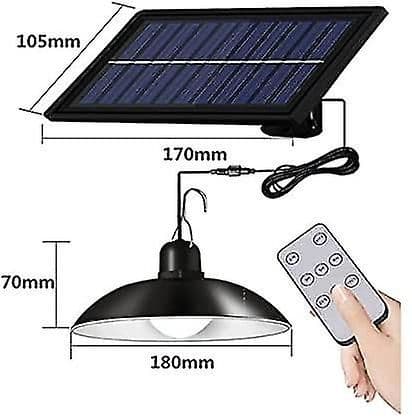 Solcellelamper innendørs Ip65 vanntett lampe for korridor utendørs skur låve lysthus enkelthode