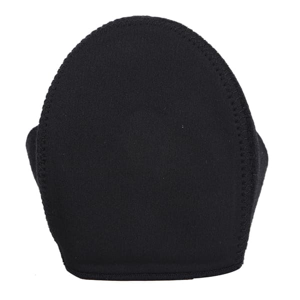 Blød silikone hælpude stødabsorberende unisex lindrer smerter hælstøtte sort (35-40 #2)