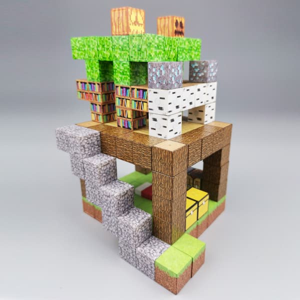 Julkalender med 24 förseglade Minecraft-kuber 44 44