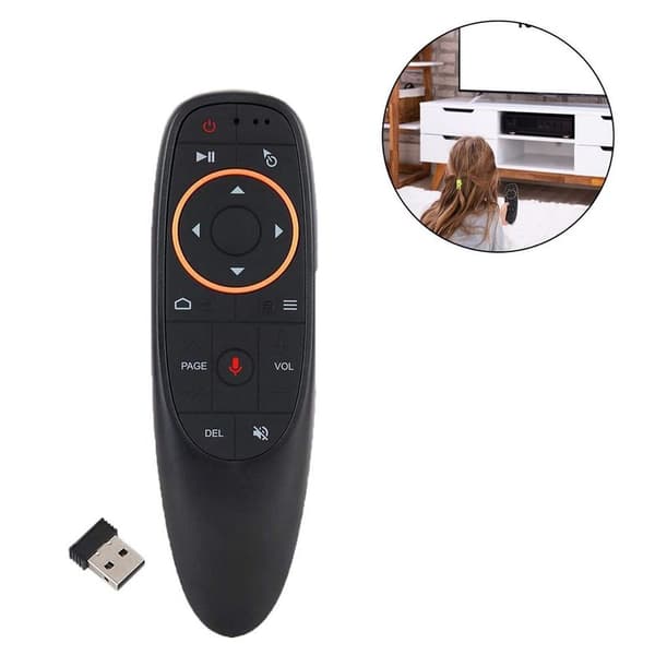 Air mouse remote control, 2.4G wireless voice airmouse remote control keyboard with
