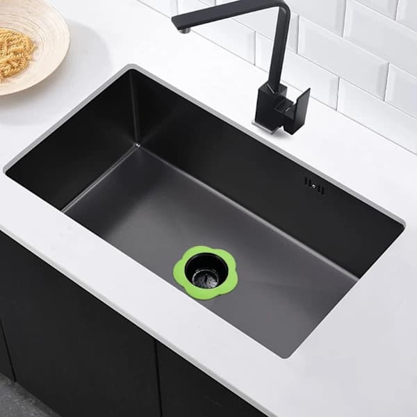 4-pak vaskesier til køkken, silikoneafløbssi, 11,4 cm diameter