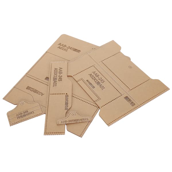Acrylic Template Tool Long Wallet Pattern DIY Leather Transparent Handmade Accessories AAB-245