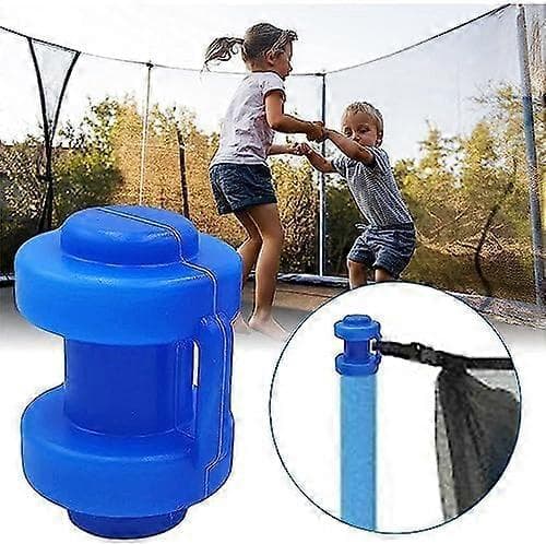 8 st studsmatta stångskydd, studsmatta nätstångskydd, studsmatta hatt, reservdelar för säkerhetsnät, blått stångskydd