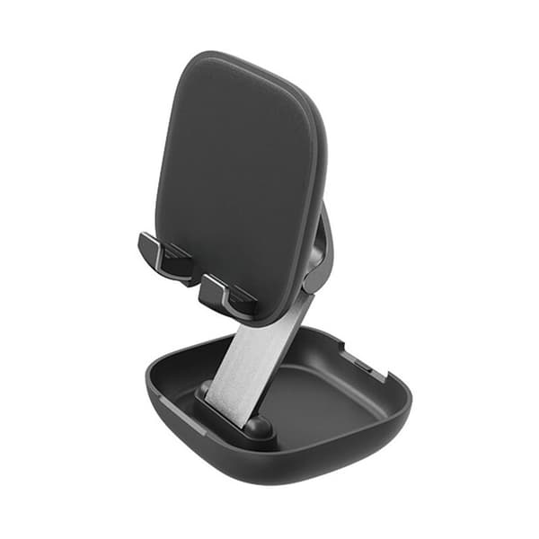 Fleksibel tablet telefonholder universal mobiltelefonholder foldbart skrivebordsstativ til iPhone 11 Pro til 5G-telefon sort