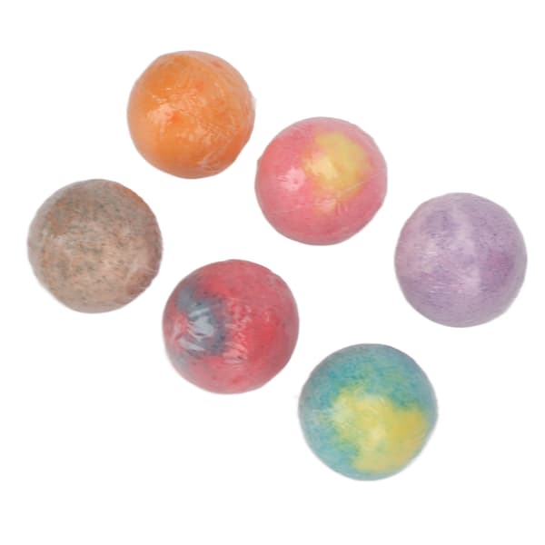 6 Pcs Foot Bath Ball Quick Dissolving Moisturizing Essential Oil Bubble Bath Salt Ball for Dry Skin