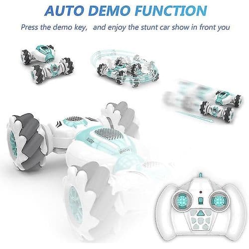 Blå S-012 RC Stuntbil Fjernkontroll Klokke Gester Sensor