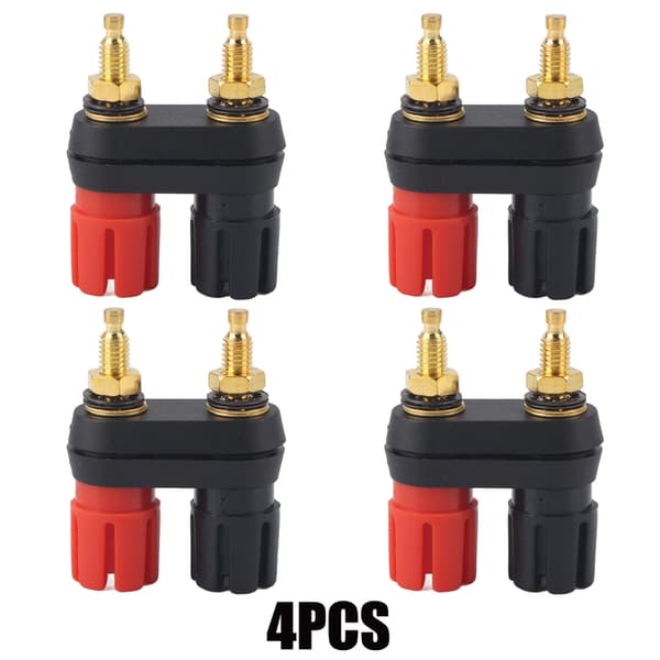 Speaker Terminal for Amplifier 2-Way Banana Plug (4 pcs) -KK