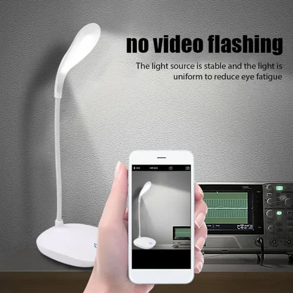 LED Skrivebordslampe Læselampe HVID hvid