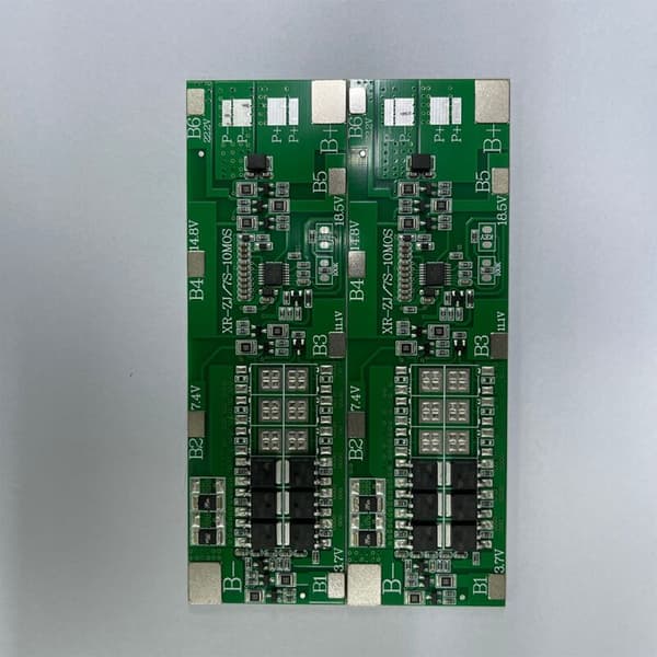 BMS 7S 24V Li-Ion 18650 Battery Pack Charging Board with Balance Equalization Function Common Port for Power Bank (30A)