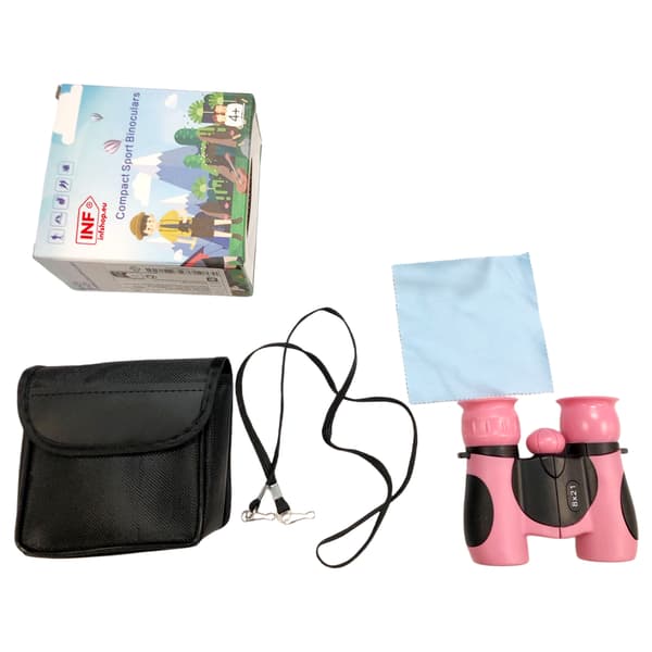 Kompakti 8x21 HD-kiikarit, pinkki Pink 253