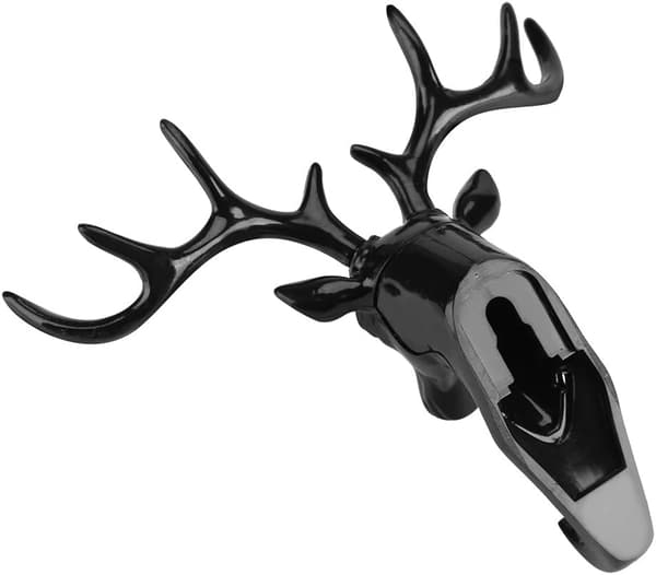 Black, Clothes Hook Animal Hook Clothes Rack Key Holder Wall Shelf