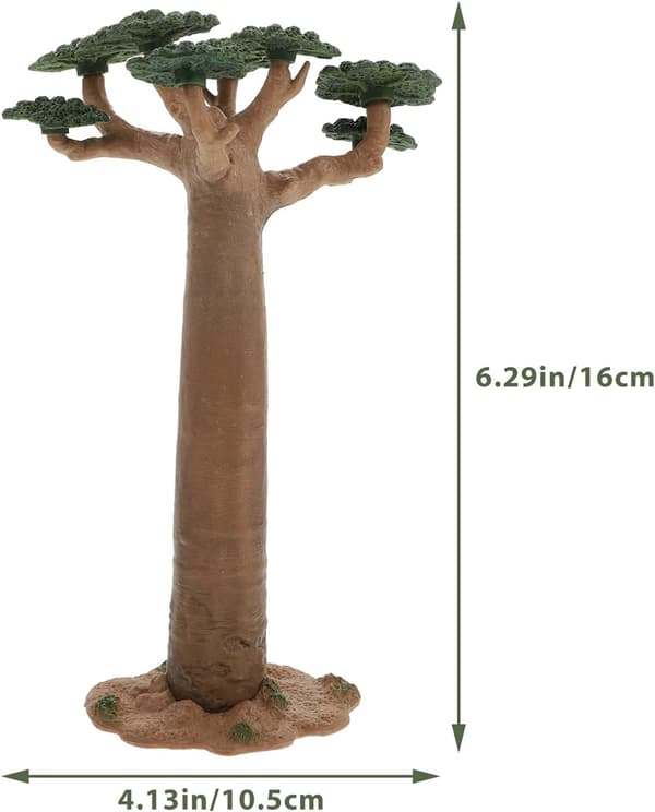Mini Baobab Tree Model PVC Sisal Tree Table Tree Models Ornaments