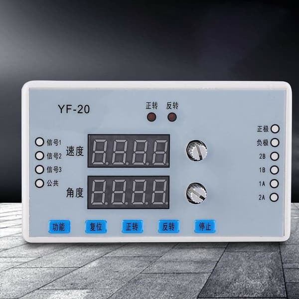 Hastighetsregulator YF-20 7-30V DC Digital Display Drivkontrollmodul for Stepper Motor Hastighetskontroll