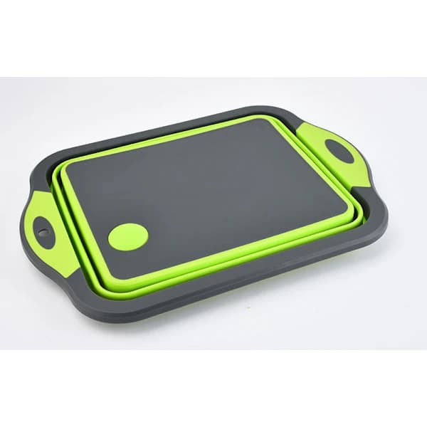 Foldable Sink, Innovative Multifunctional Bowl with Drying Rack, Portable Cutting Board, Foldable Drain Washing Basket