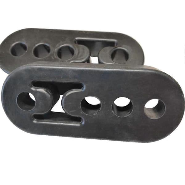 2x Eksoslyddemper Hengerør Universal Bil Gummi 4 Hull Isolatorfeste