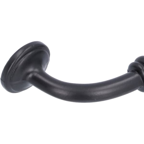 Sort møbelgreb i aluminiumslegering, skabsknop, boligindretning, hardware
