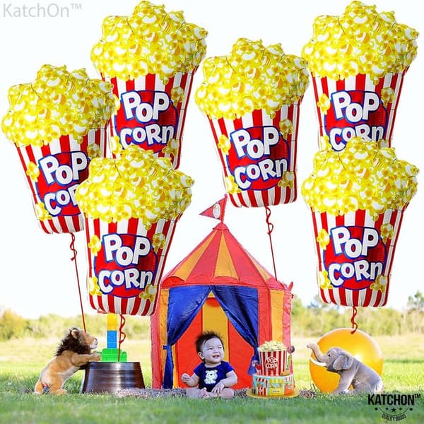 Popcornballoner til popcornfestdekorationer - 26 tommer