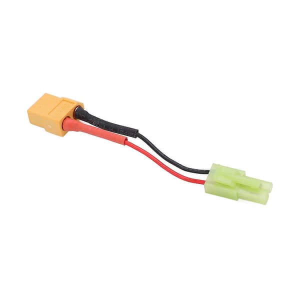 6 cm XT60 hanstik til Tamiya hanstik adapterkabel til RC Lipo batterioplader