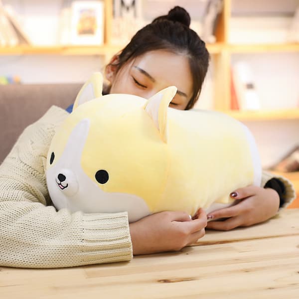 Plush Dog Pillow, Cute Butt Stuffed Animal Toy Gift for Bed, Va