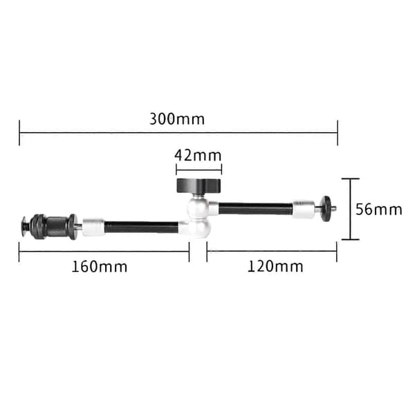 2X 11 Tommers Magisk Armhånd for LED-lys DSLR LCD-skjerm