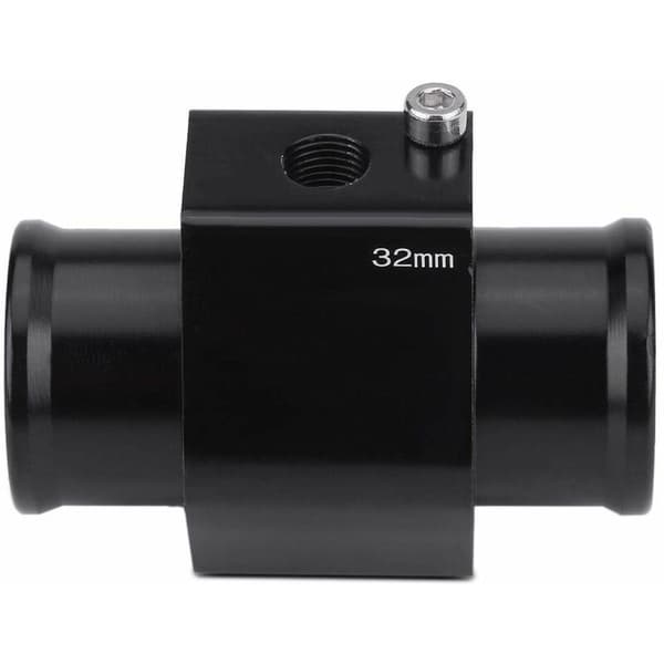Vattentemperatursensor, Bilvattentemperaturrör Mätare Adapter Temperaturgivare Kylare Packning(32mm)