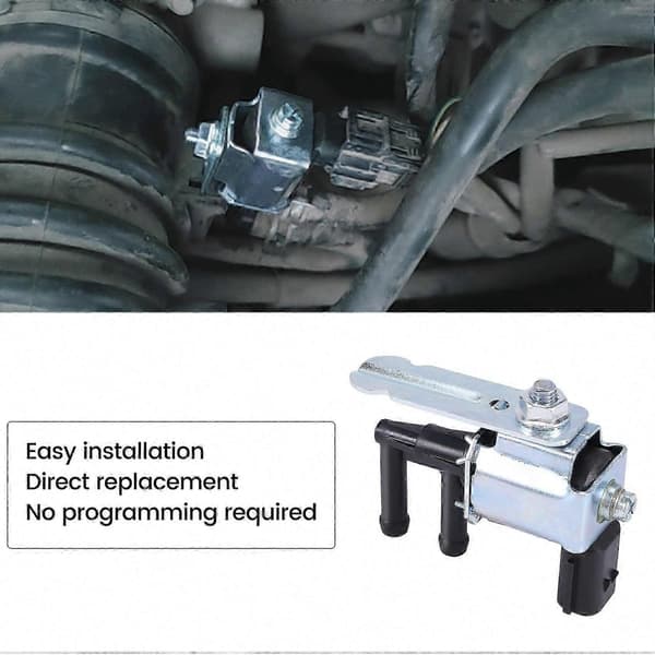 Dampbeholder skyllemagnetventil til Mazda 6 626 MPV MX5 RX-8 Protege 1.3L-3L K5T48279 Sølv Silver