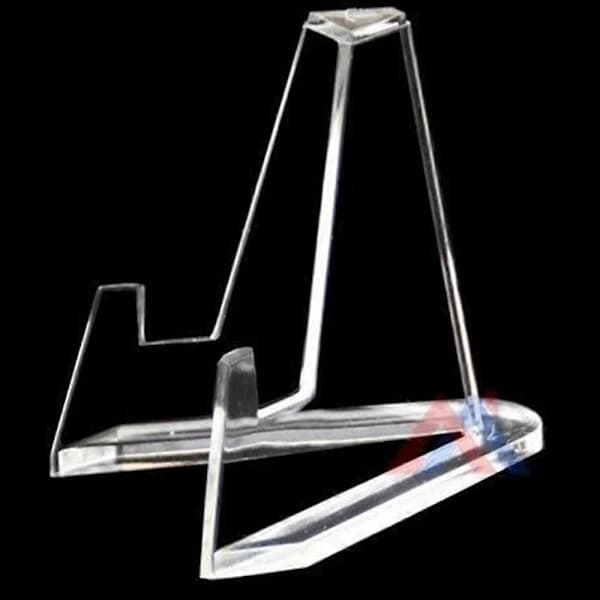 Acrylic Easel Stand Display Stand 68mm Height Clear Desktop Stable Holder For Decoration And Organizer