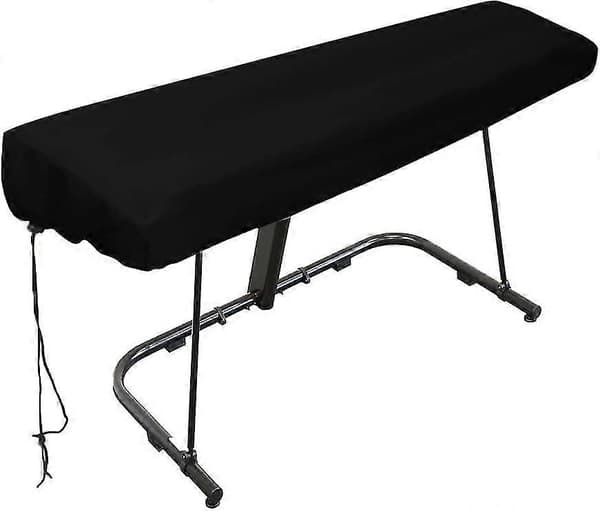 Keyboard Dust Cover, Dustproof Protective Cover for 88-Key Electronic Piano Keyboard (Black) Starlight