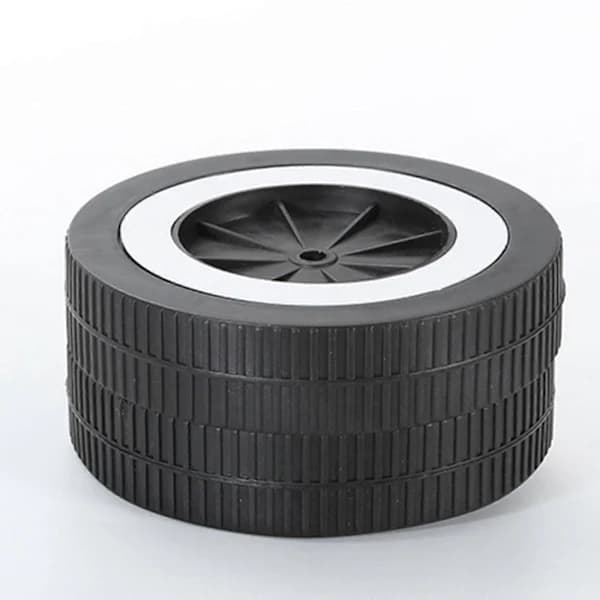 2-pack grill replacement wheels PP Sand-protected universal wheels for most grills Outdoor Kitchen 5.91 inches Black
