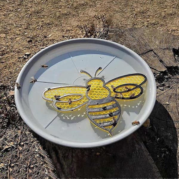 Gjenbrukbar Multifunksjonell Bi-vannstasjon, Bi-formet, Flytende Pollinator, Sommerfugler, Bier, Vanner, Badebrett