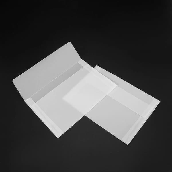 100 stk/parti Gennemsigtige Vellum Konvolutter Gør-det-selv Funct Konvolutter