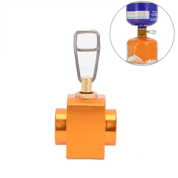 LPG Stove Adapter Gas-Saving Conversion Refill Adapter LPG Camping Stove Bottles