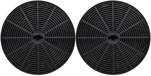 2-pack kolfilter för köksfläktar för recirkulerande ventilation