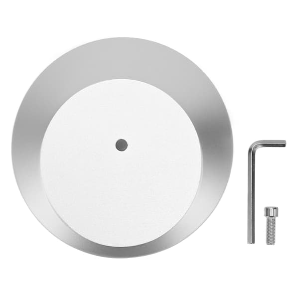 Speaker Base Mount Prevents Slipping Tilted Metal Desk Wireless Speaker Riser for Sonos Era 100 Silver