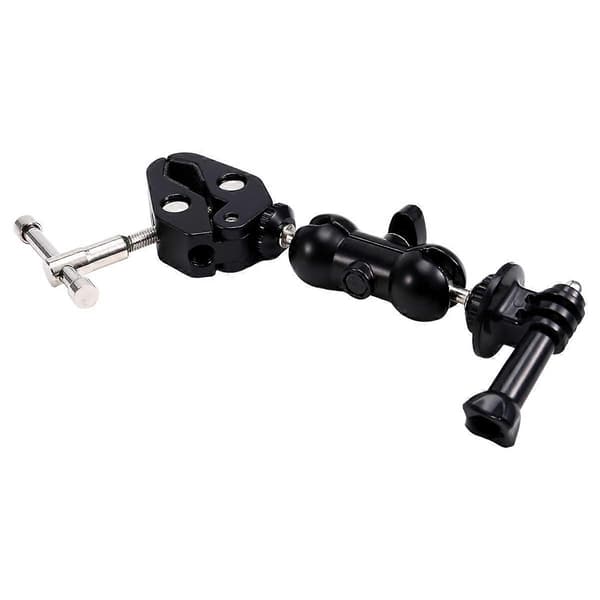 Motorcycle Bicycle Mount Clamp Universal Mount DSLR Camera Magic Arm for Action Cameras